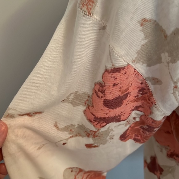 🎉HP🎉NWT Free People Arielle Print Long Sleeve Top - Picture 7 of 14